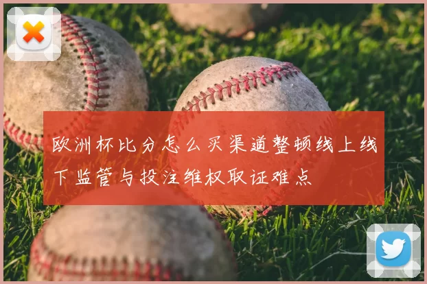 欧洲杯比分怎么买渠道整顿线上线下监管与投注维权取证难点
