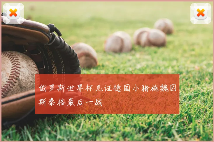 俄罗斯世界杯见证德国小猪施魏因斯泰格最后一战